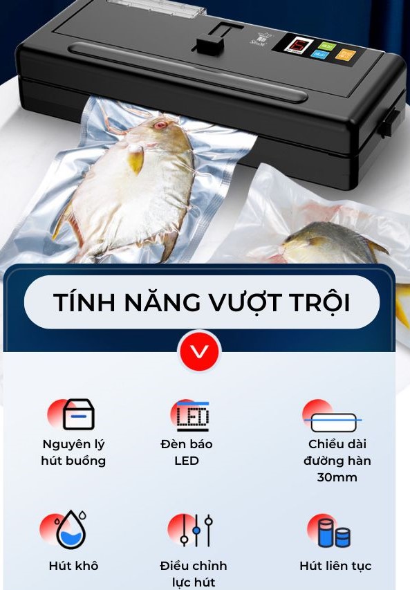 Máy hút chân không ShineYe P280 không kén túi - Hàng chính hãng