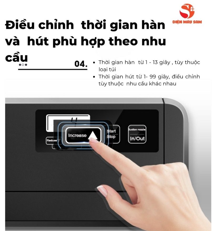 Máy chân không P290B không kén túi - Hàng chính hãng, bảo hành 12 tháng