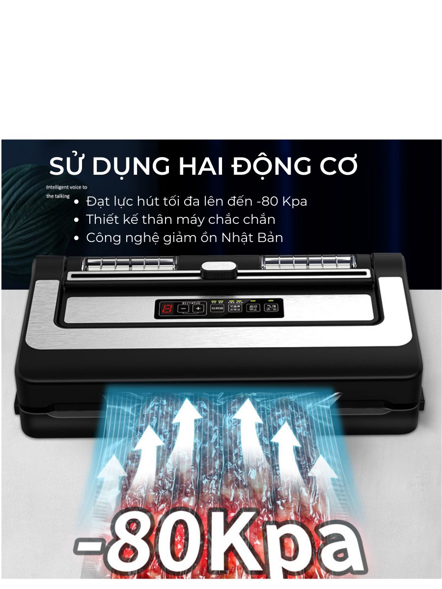 Máy hút chân không PW300 không kén túi - Hàng chính hãng